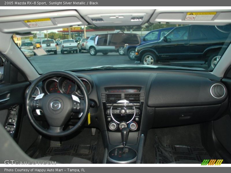 Sunlight Silver Metallic / Black 2005 Mazda RX-8 Sport