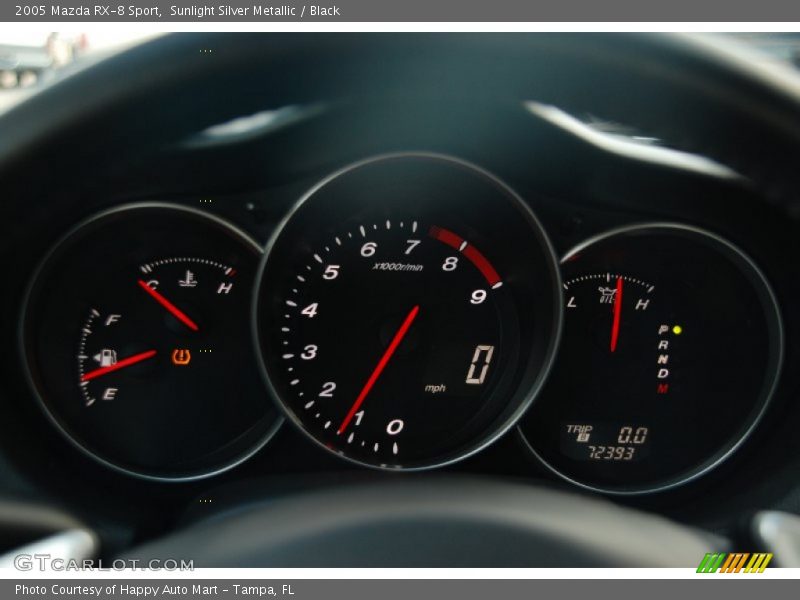 Sunlight Silver Metallic / Black 2005 Mazda RX-8 Sport