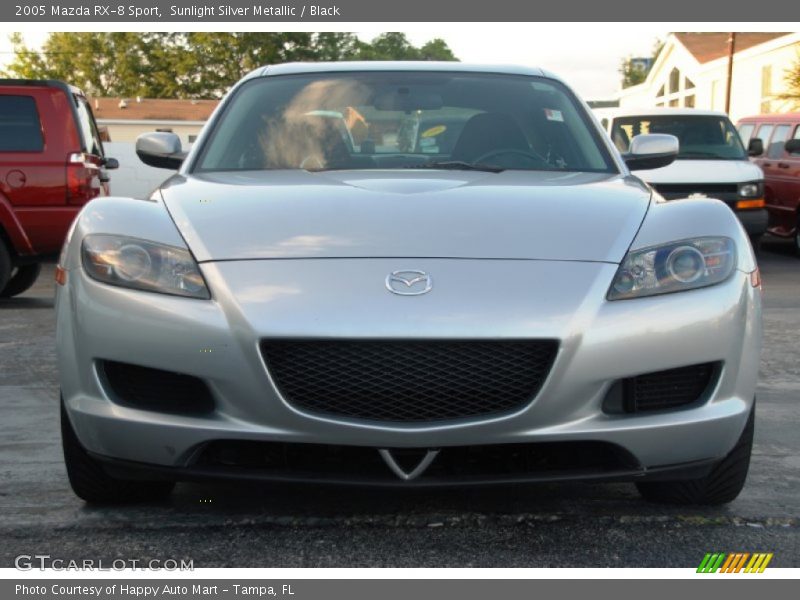 Sunlight Silver Metallic / Black 2005 Mazda RX-8 Sport
