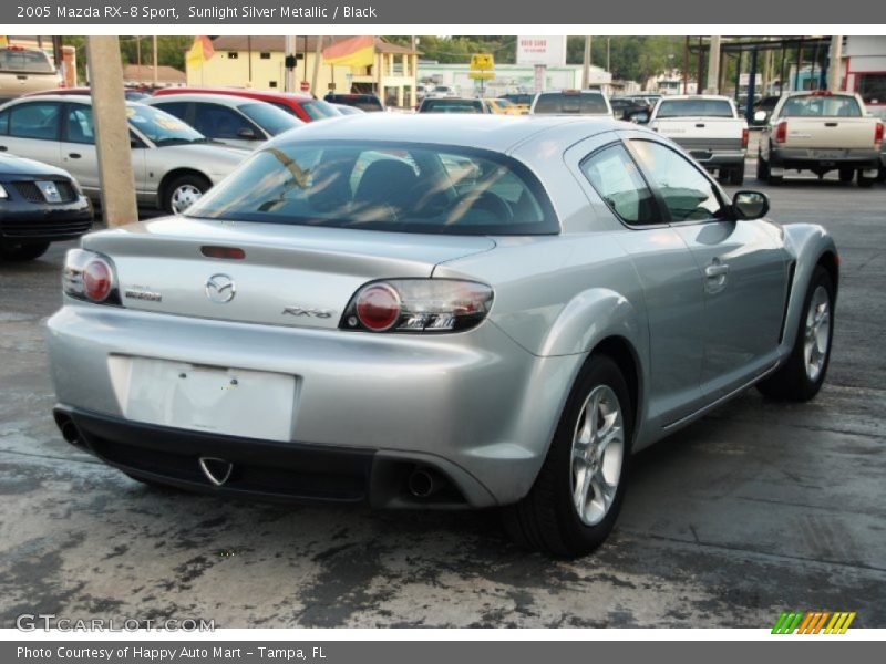 Sunlight Silver Metallic / Black 2005 Mazda RX-8 Sport