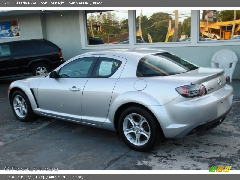 Sunlight Silver Metallic / Black 2005 Mazda RX-8 Sport