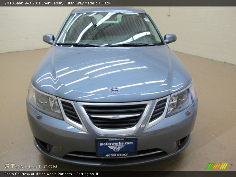 Titan Gray Metallic / Black 2010 Saab 9-3 2.0T Sport Sedan