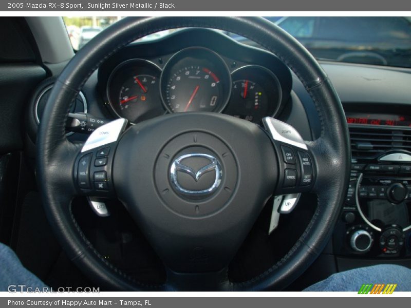 Sunlight Silver Metallic / Black 2005 Mazda RX-8 Sport