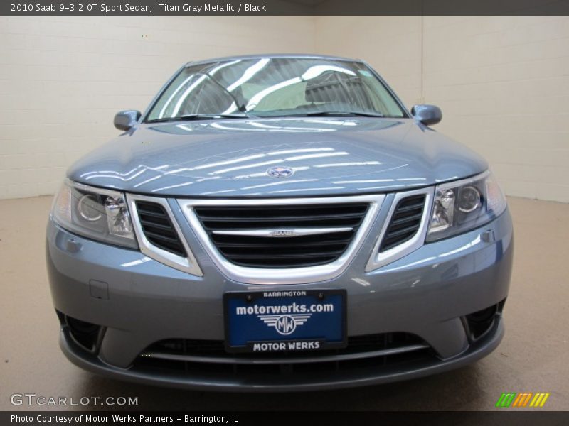 Titan Gray Metallic / Black 2010 Saab 9-3 2.0T Sport Sedan