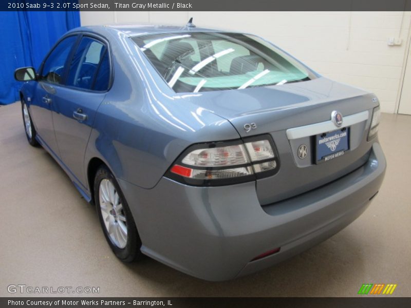Titan Gray Metallic / Black 2010 Saab 9-3 2.0T Sport Sedan