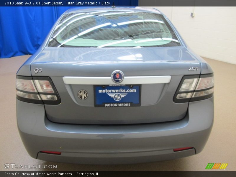 Titan Gray Metallic / Black 2010 Saab 9-3 2.0T Sport Sedan