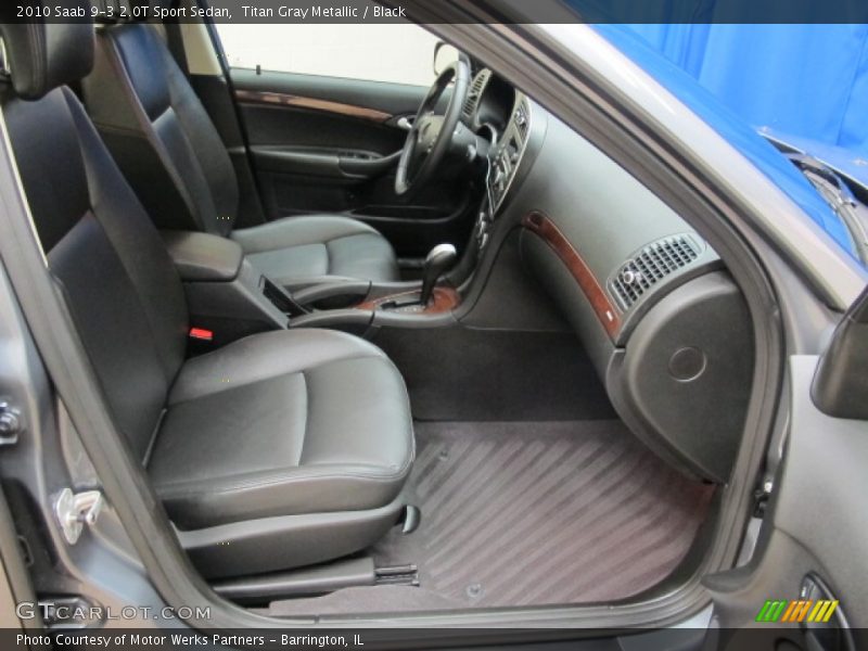 Titan Gray Metallic / Black 2010 Saab 9-3 2.0T Sport Sedan