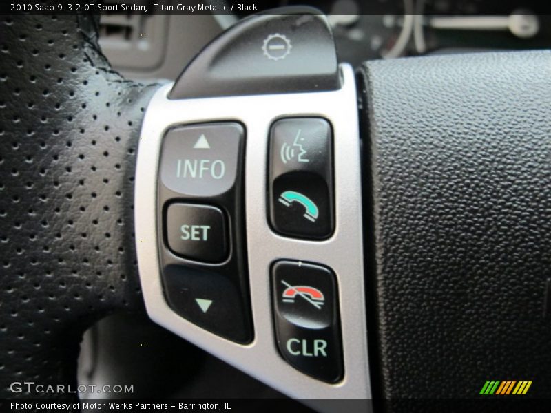 Titan Gray Metallic / Black 2010 Saab 9-3 2.0T Sport Sedan