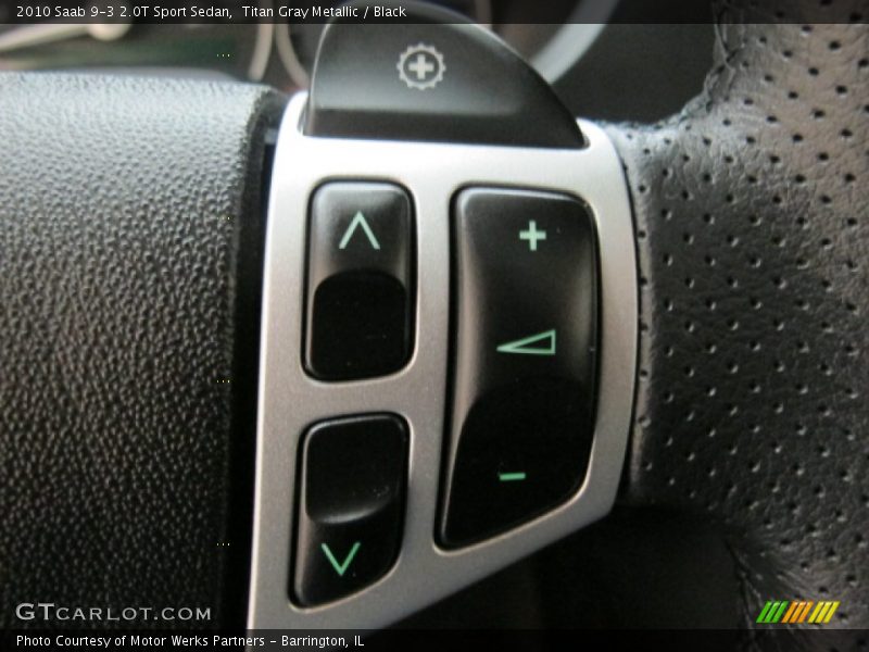 Titan Gray Metallic / Black 2010 Saab 9-3 2.0T Sport Sedan