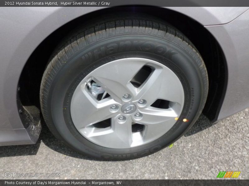 Hyper Silver Metallic / Gray 2012 Hyundai Sonata Hybrid