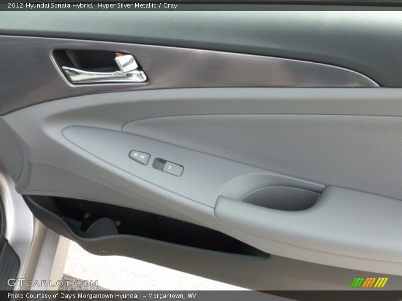 Hyper Silver Metallic / Gray 2012 Hyundai Sonata Hybrid