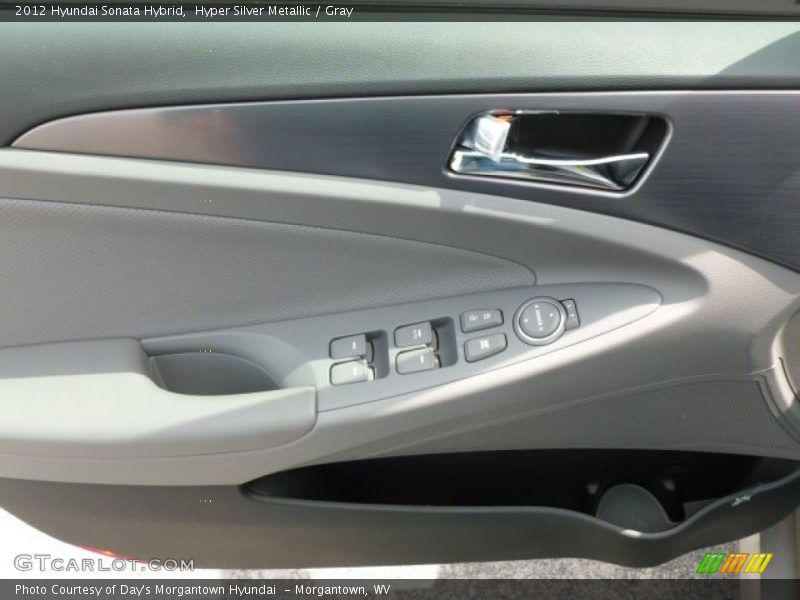 Hyper Silver Metallic / Gray 2012 Hyundai Sonata Hybrid