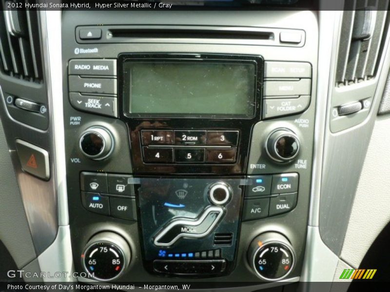 Hyper Silver Metallic / Gray 2012 Hyundai Sonata Hybrid