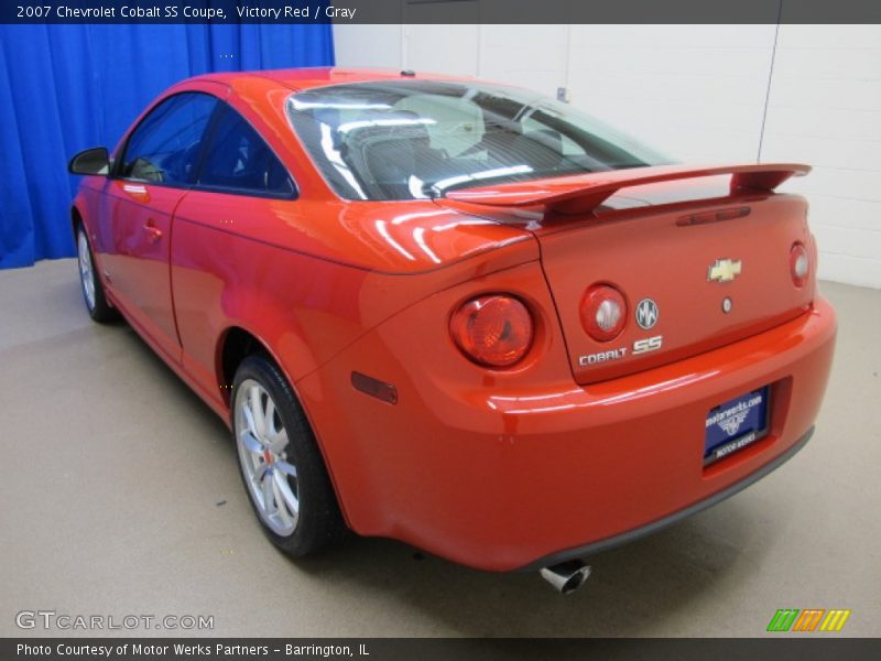 Victory Red / Gray 2007 Chevrolet Cobalt SS Coupe
