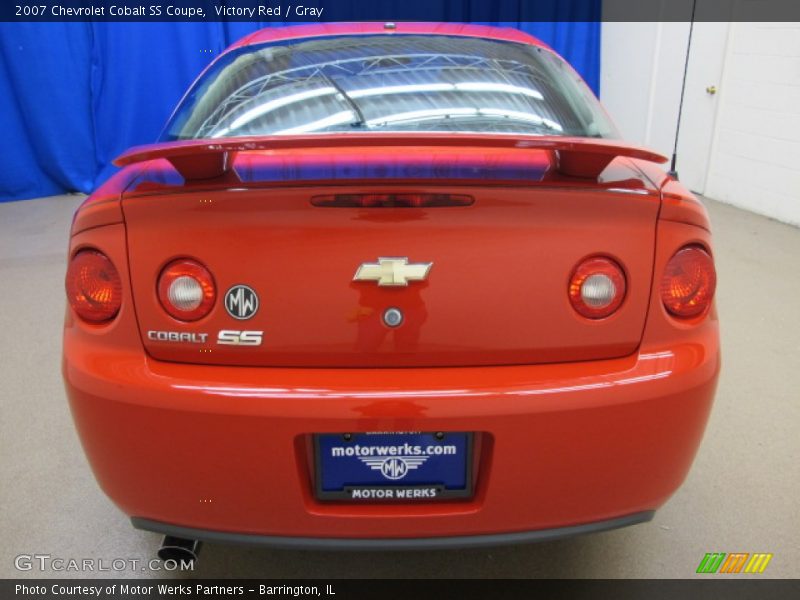Victory Red / Gray 2007 Chevrolet Cobalt SS Coupe