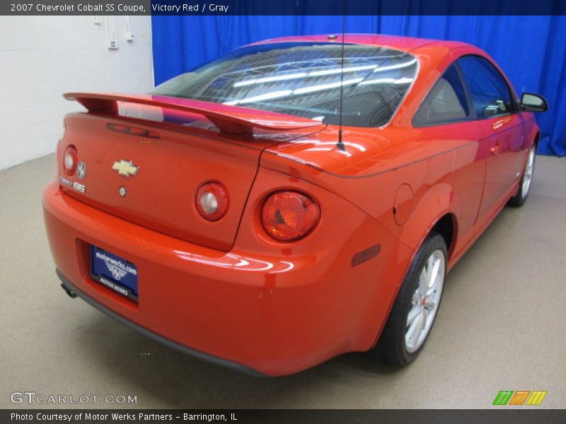 Victory Red / Gray 2007 Chevrolet Cobalt SS Coupe