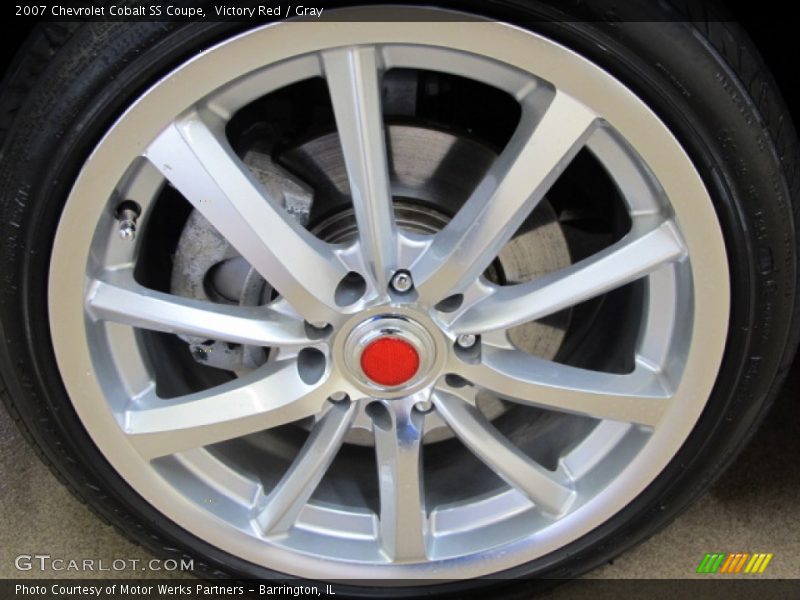 Victory Red / Gray 2007 Chevrolet Cobalt SS Coupe