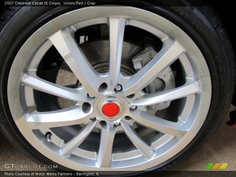 Victory Red / Gray 2007 Chevrolet Cobalt SS Coupe