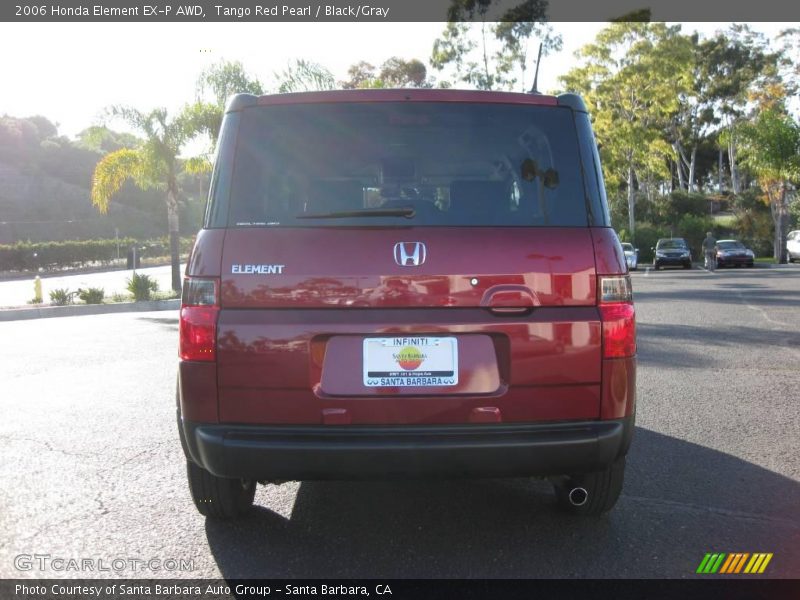 Tango Red Pearl / Black/Gray 2006 Honda Element EX-P AWD