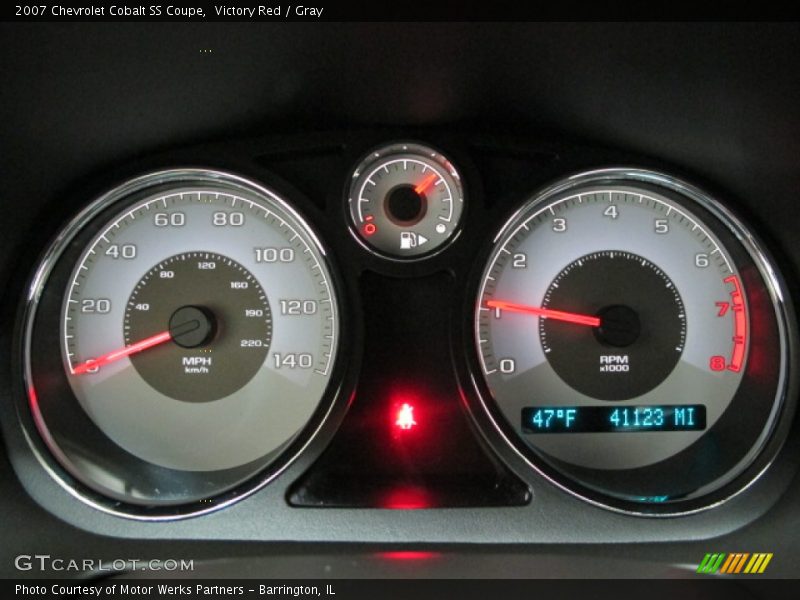 Victory Red / Gray 2007 Chevrolet Cobalt SS Coupe