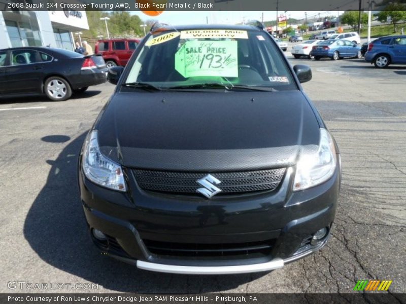 Black Pearl Metallic / Black 2008 Suzuki SX4 Crossover Touring AWD