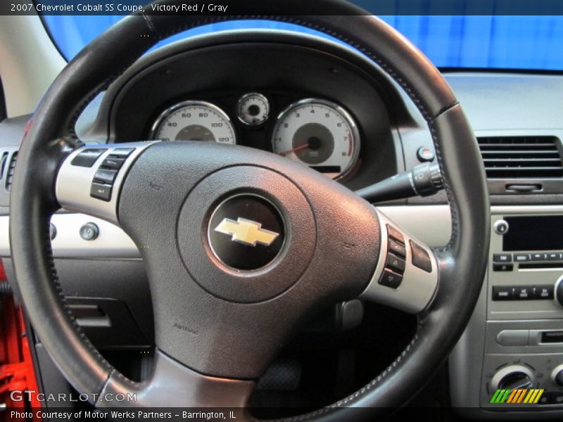 Victory Red / Gray 2007 Chevrolet Cobalt SS Coupe