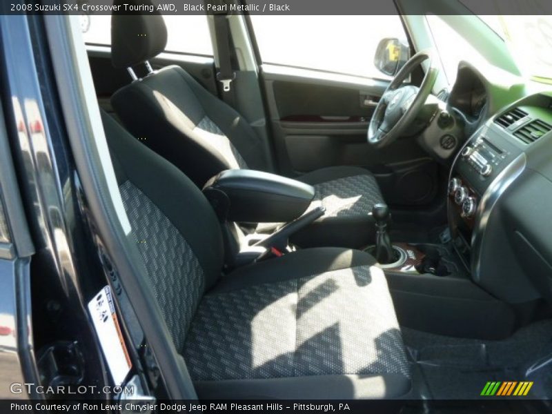 Black Pearl Metallic / Black 2008 Suzuki SX4 Crossover Touring AWD
