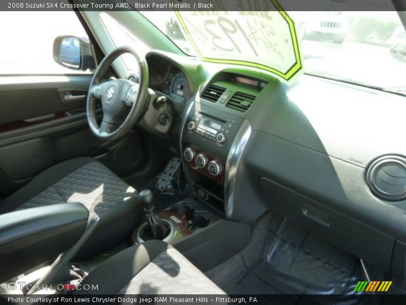Black Pearl Metallic / Black 2008 Suzuki SX4 Crossover Touring AWD