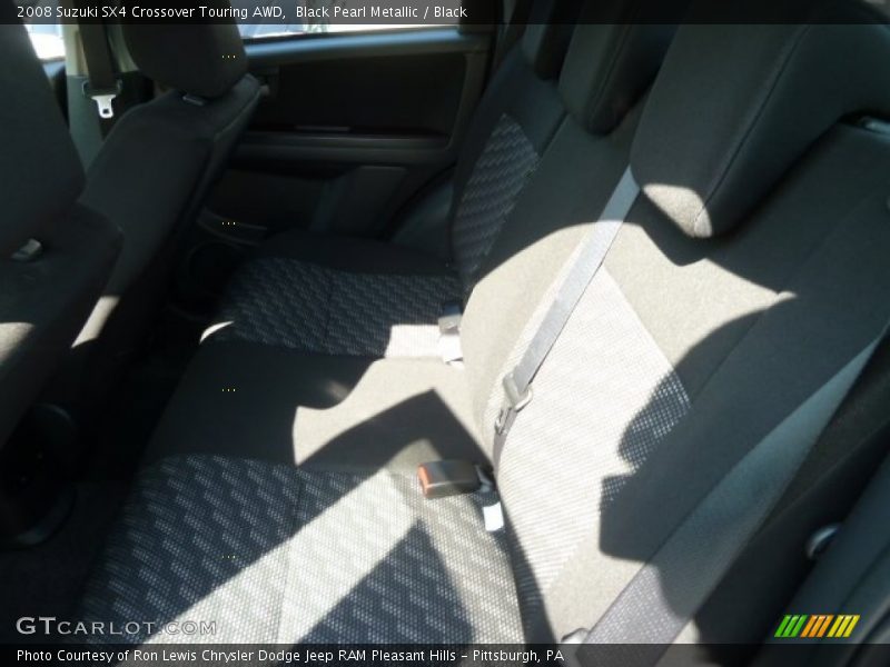 Black Pearl Metallic / Black 2008 Suzuki SX4 Crossover Touring AWD