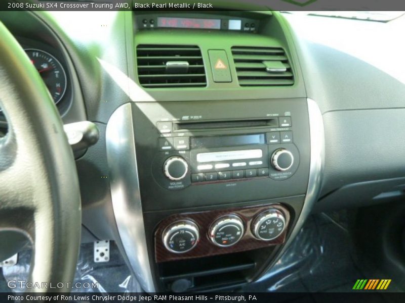 Black Pearl Metallic / Black 2008 Suzuki SX4 Crossover Touring AWD