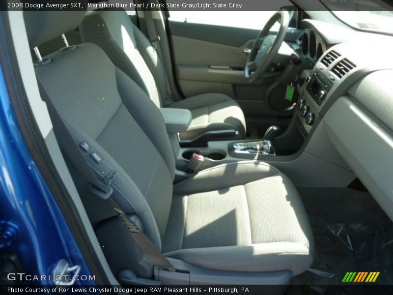 Marathon Blue Pearl / Dark Slate Gray/Light Slate Gray 2008 Dodge Avenger SXT