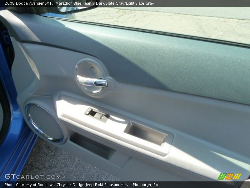 Marathon Blue Pearl / Dark Slate Gray/Light Slate Gray 2008 Dodge Avenger SXT