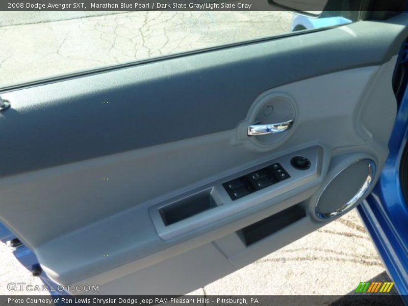 Marathon Blue Pearl / Dark Slate Gray/Light Slate Gray 2008 Dodge Avenger SXT