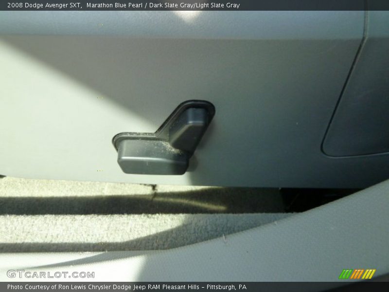Marathon Blue Pearl / Dark Slate Gray/Light Slate Gray 2008 Dodge Avenger SXT