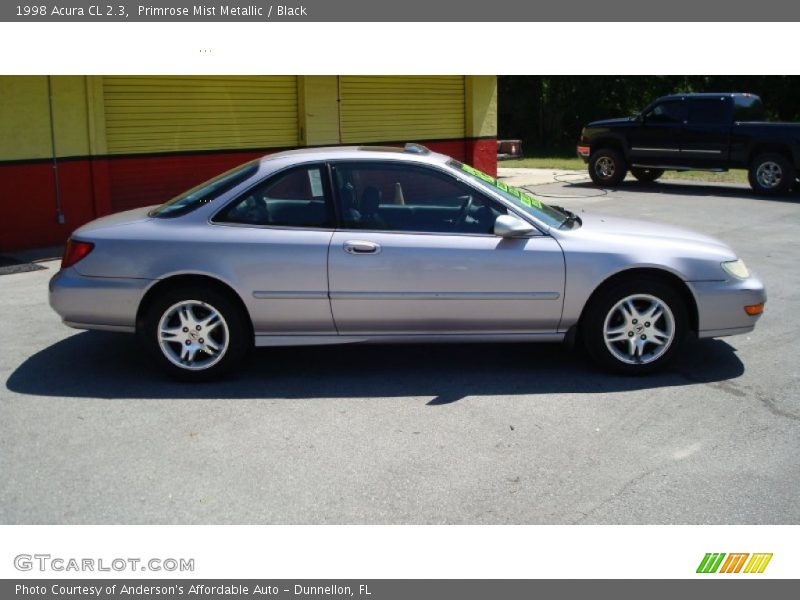 Primrose Mist Metallic / Black 1998 Acura CL 2.3