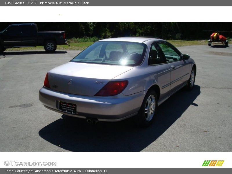 Primrose Mist Metallic / Black 1998 Acura CL 2.3