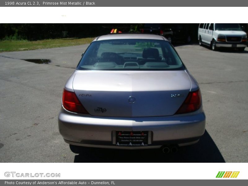 Primrose Mist Metallic / Black 1998 Acura CL 2.3