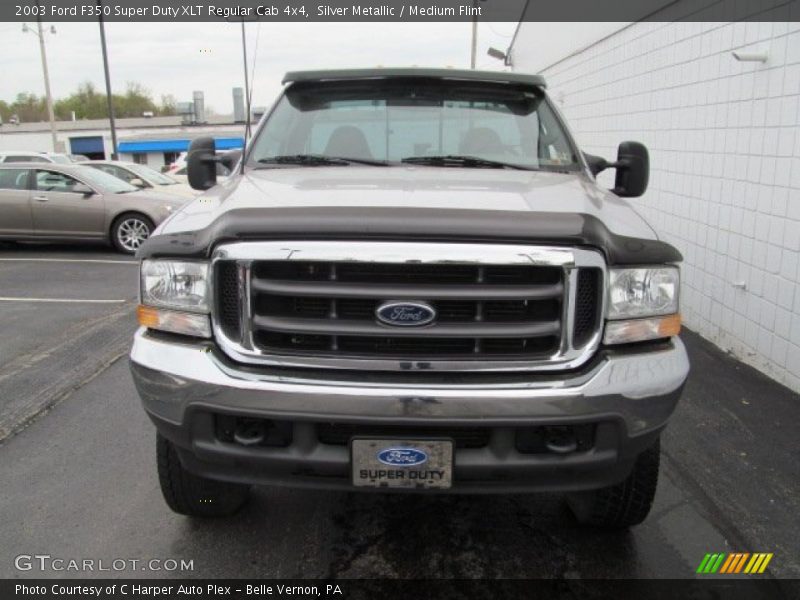 Silver Metallic / Medium Flint 2003 Ford F350 Super Duty XLT Regular Cab 4x4