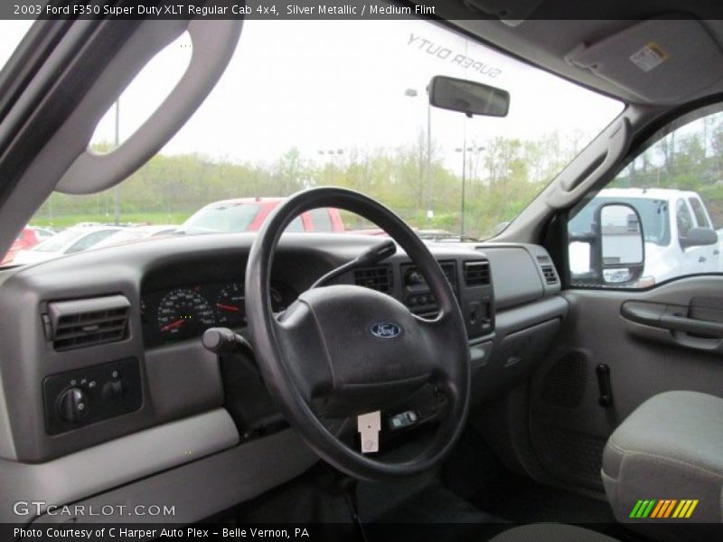 Silver Metallic / Medium Flint 2003 Ford F350 Super Duty XLT Regular Cab 4x4