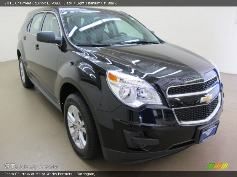 Black / Light Titanium/Jet Black 2011 Chevrolet Equinox LS AWD