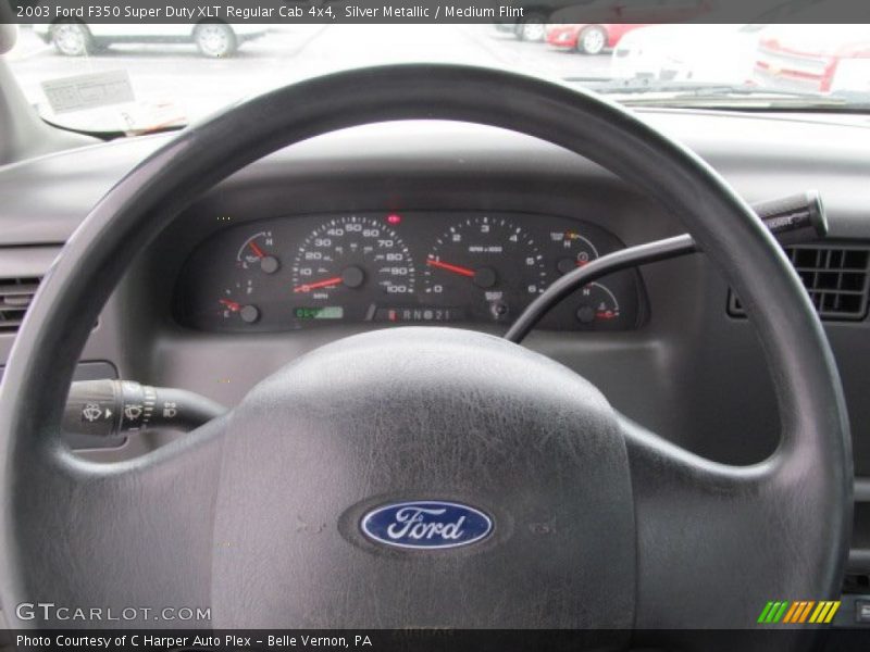Silver Metallic / Medium Flint 2003 Ford F350 Super Duty XLT Regular Cab 4x4