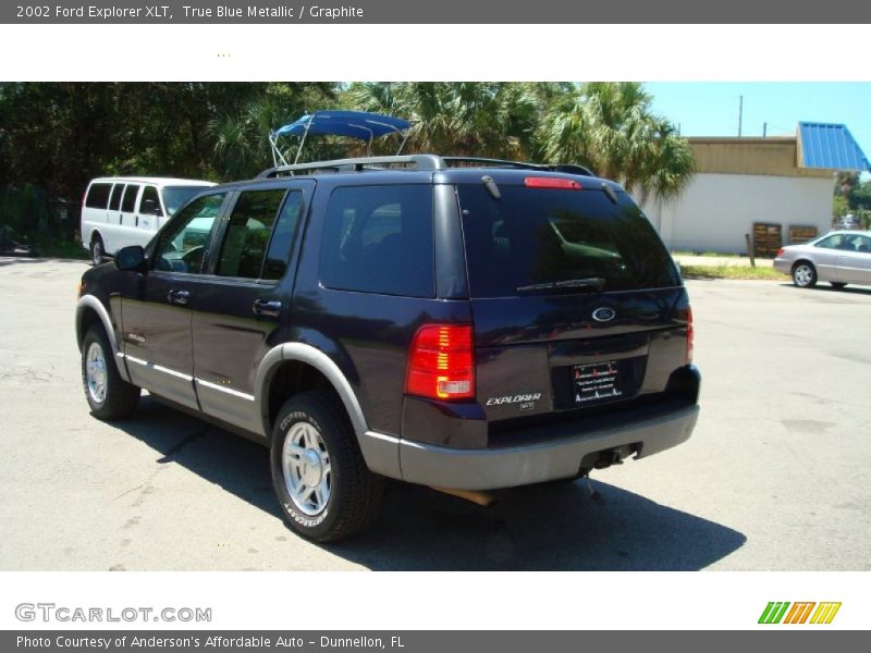 True Blue Metallic / Graphite 2002 Ford Explorer XLT