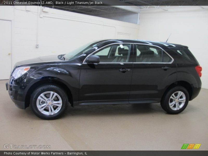 Black / Light Titanium/Jet Black 2011 Chevrolet Equinox LS AWD