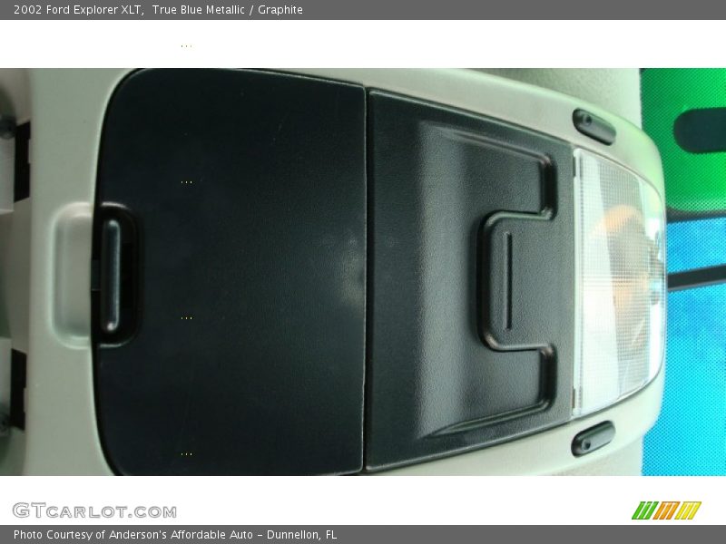 True Blue Metallic / Graphite 2002 Ford Explorer XLT