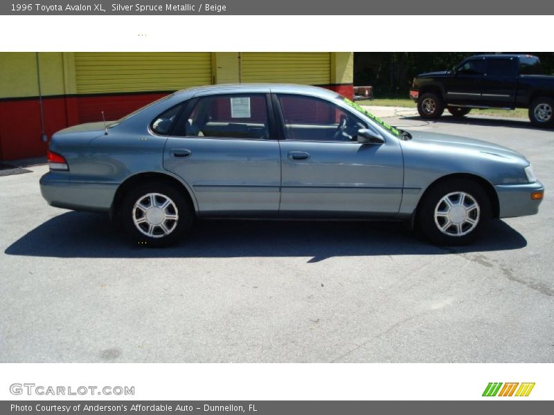 Silver Spruce Metallic / Beige 1996 Toyota Avalon XL