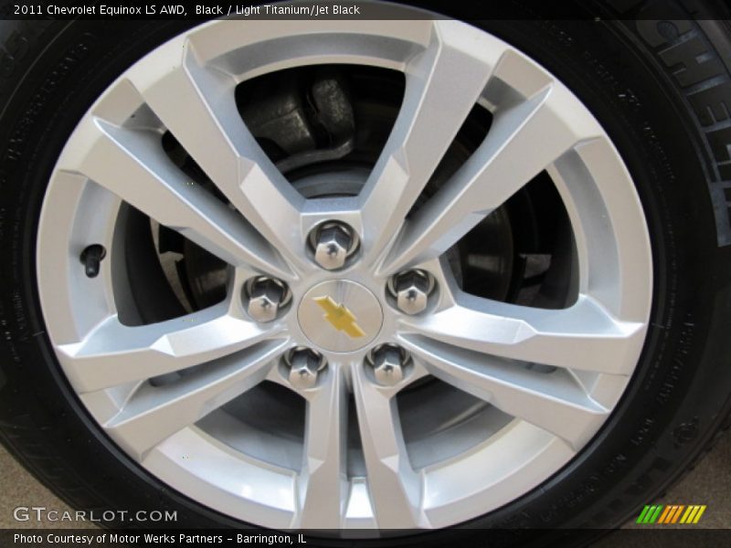 Black / Light Titanium/Jet Black 2011 Chevrolet Equinox LS AWD