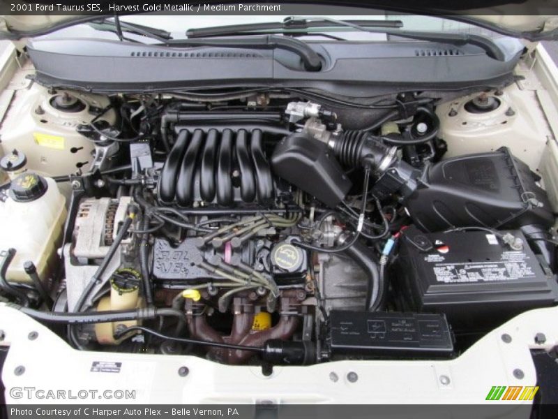 Harvest Gold Metallic / Medium Parchment 2001 Ford Taurus SES