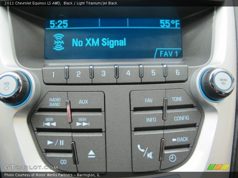 Black / Light Titanium/Jet Black 2011 Chevrolet Equinox LS AWD