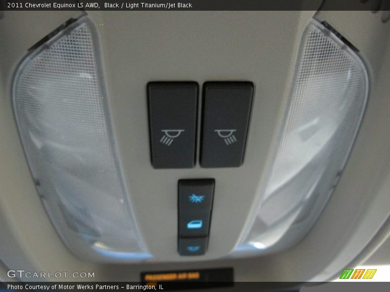 Black / Light Titanium/Jet Black 2011 Chevrolet Equinox LS AWD
