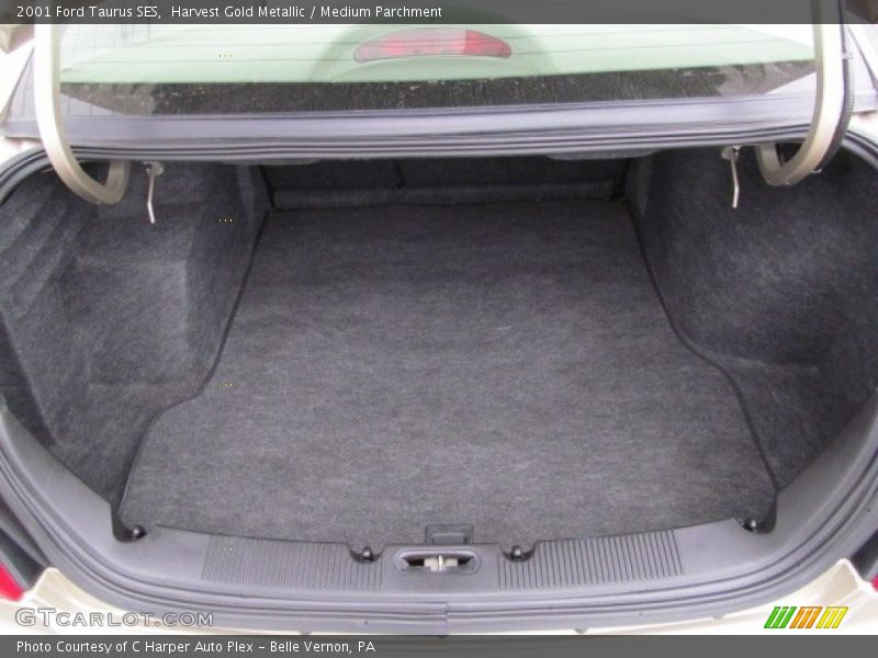 Harvest Gold Metallic / Medium Parchment 2001 Ford Taurus SES